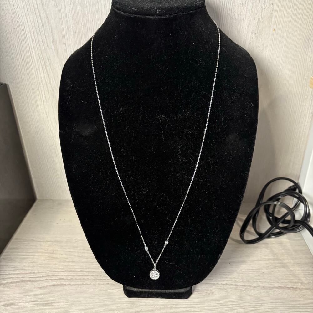 Long CZ necklace